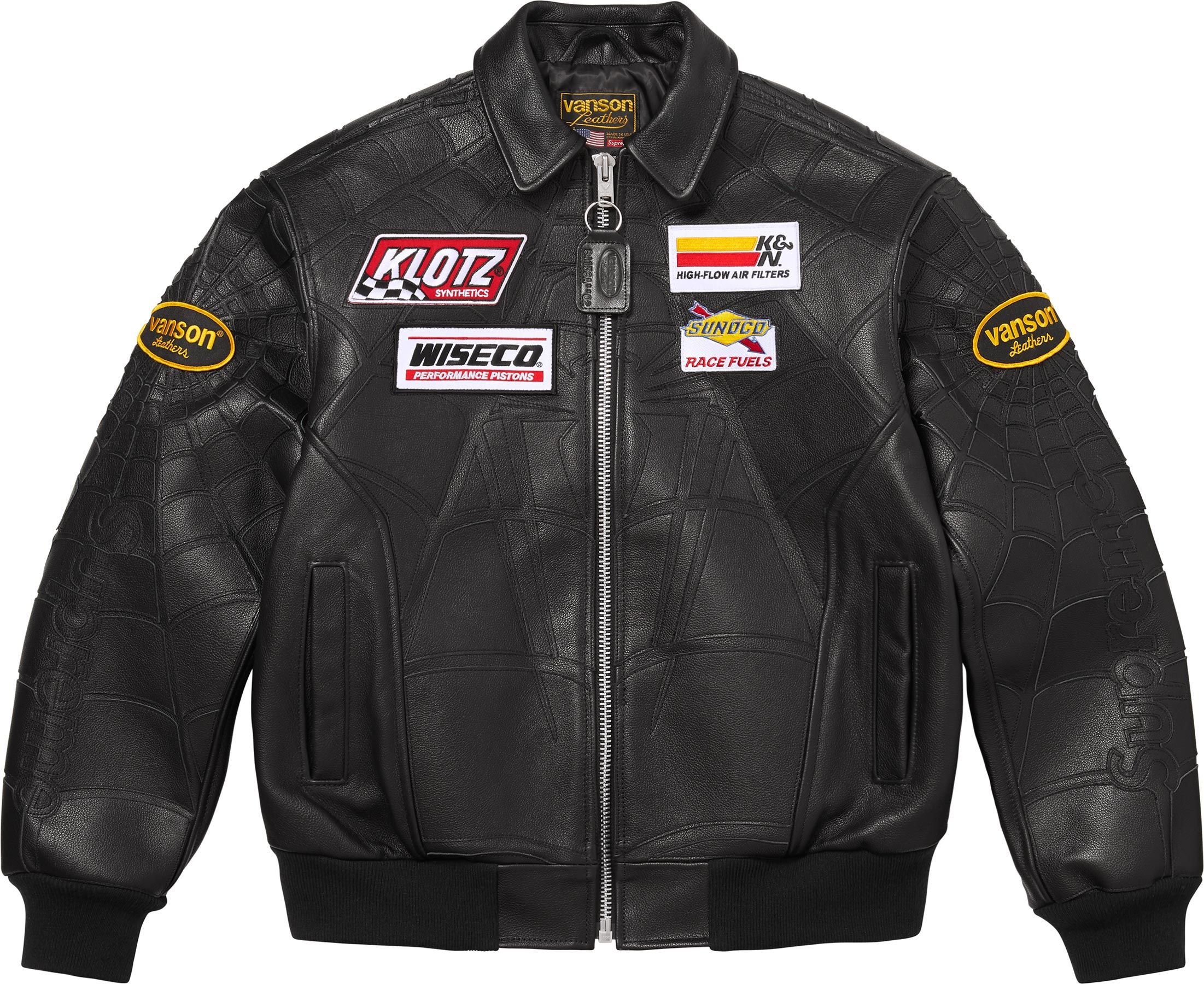 Supreme®/Vanson Leathers® Spider-Man Jacket view 4
